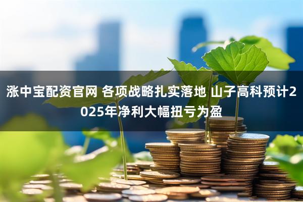 涨中宝配资官网 各项战略扎实落地 山子高科预计2025年净利大幅扭亏为盈